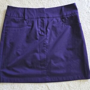 Adidas CLIMACOOLWomens Golf Skort Purple Size M Athletic Skirt  Built-in Shorts